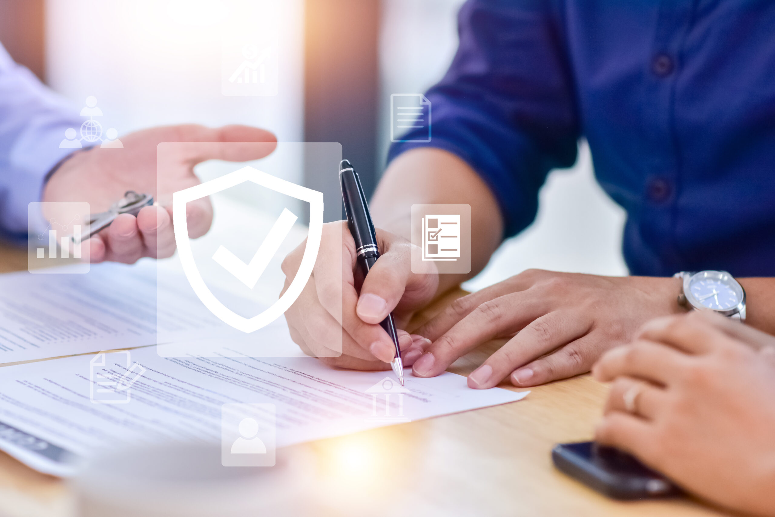 people-signature-buy-insurance-concept-hand-signature-document-life-insurance-investment